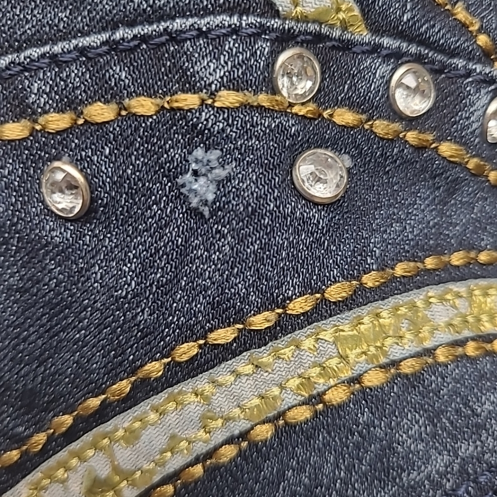 Vintage Apple Bottoms Women's Blue‎ Jeans 11/12 - Picture 12 of 15